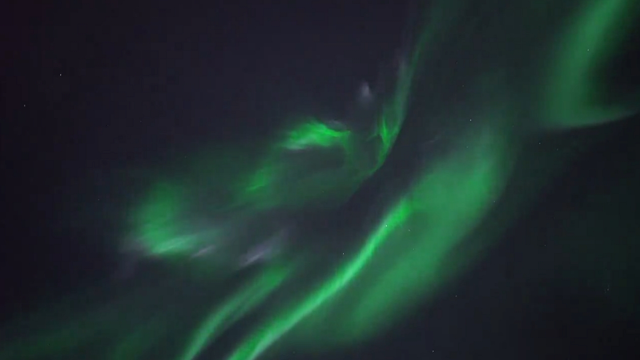 Real-time aurora: capturing nature's light show in -35°C