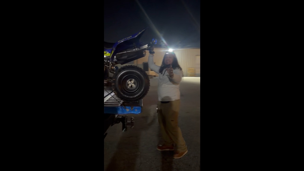 Man crashes ATV into his truck while showing it to his daughter in Wilmington, USA