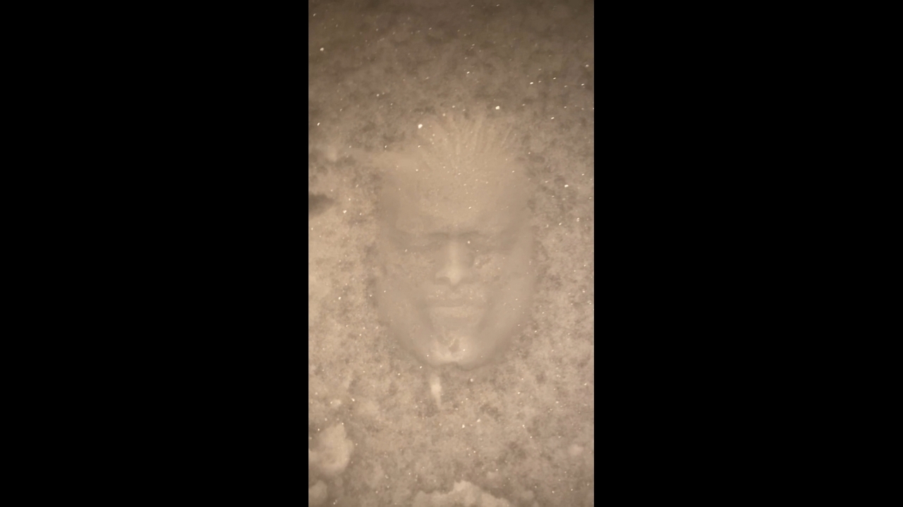 Surprised by snow doppelgänger in Crans-Montana, Switzerland