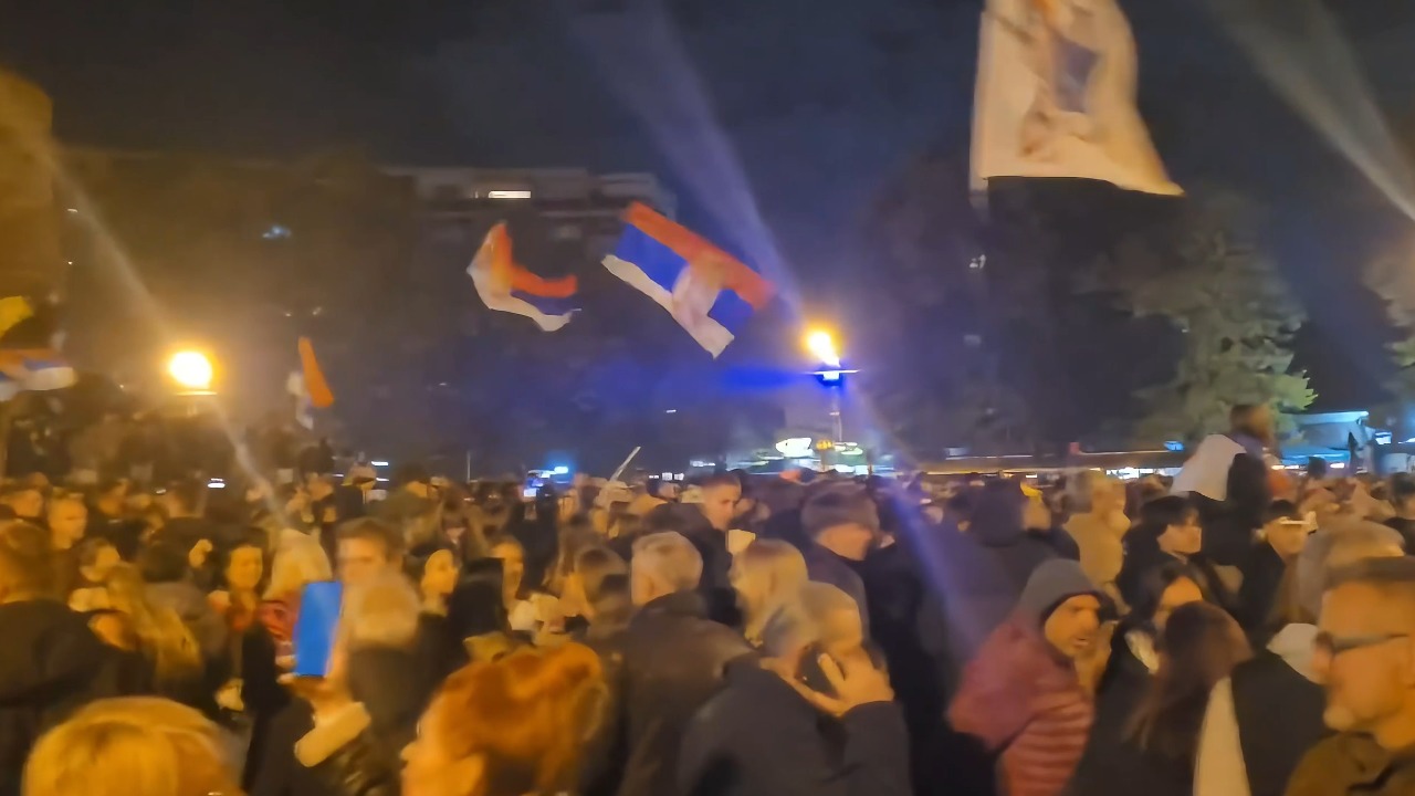Thousands join opposition protest calling for political change in Tbilisi, Georgia
