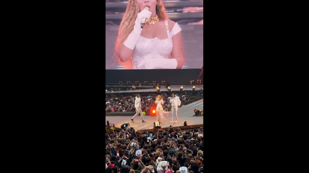 Fight breaks out in crowd during Beyoncé concert in London, England, UK