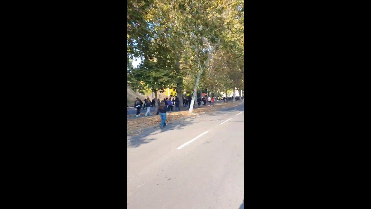 Thousands join a massive general strike procession against rising living costs in Bologna, Italy