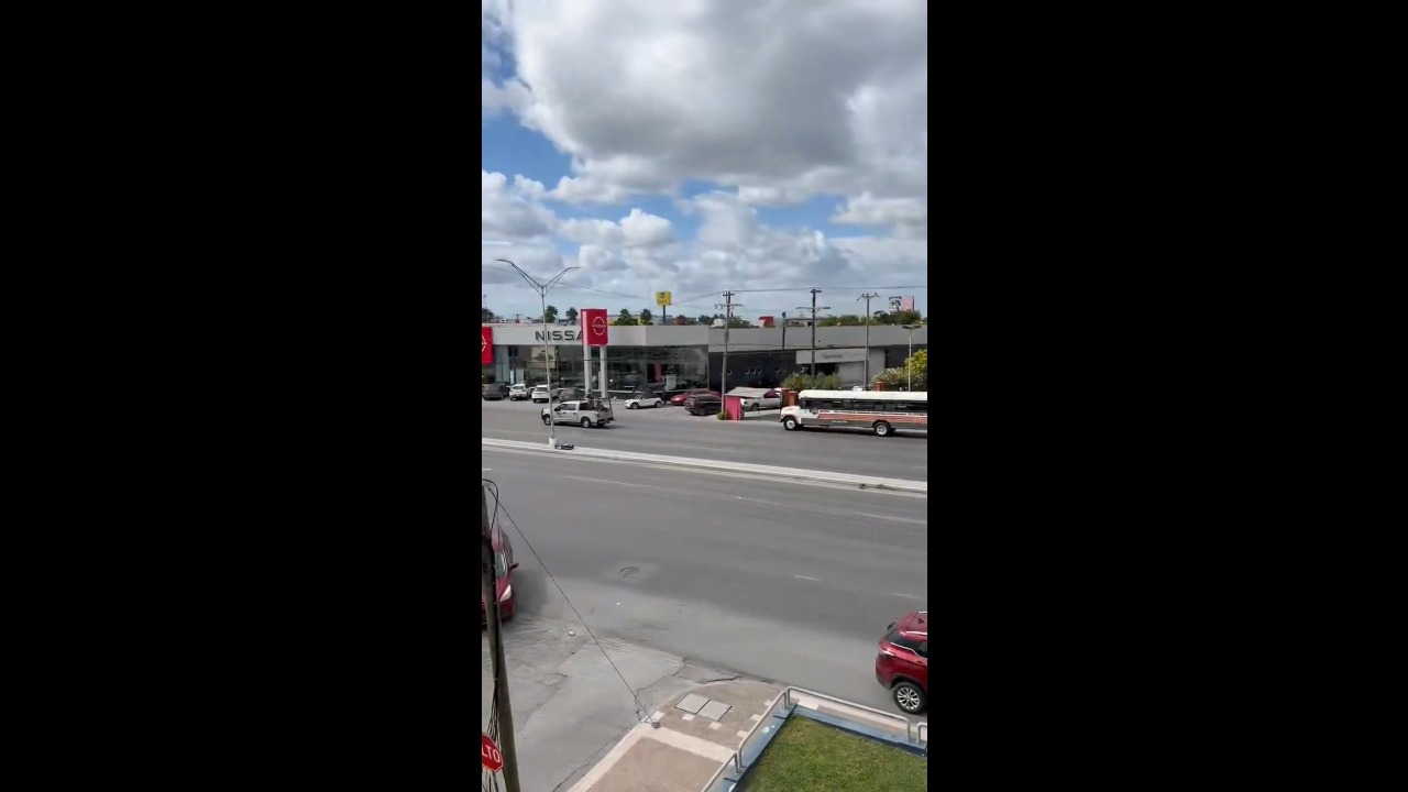 Military forces patrol streets amid violent unrest following major operation in Matamoros, Mexico