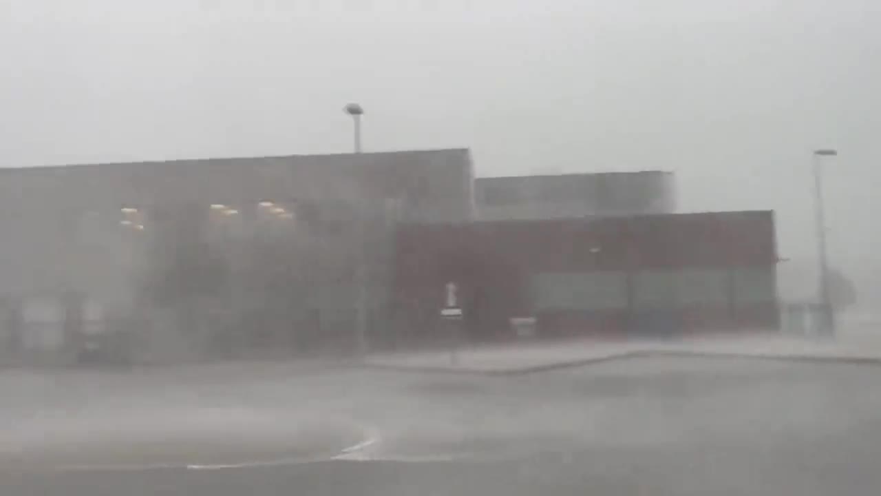 Intense storm ravages Bradford: unleashing powerful winds and thunderous fury!