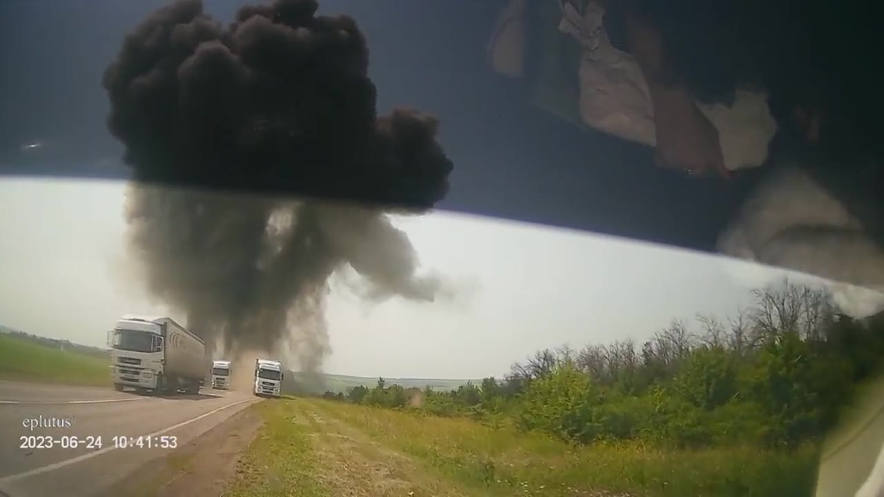 Explosions rocked Voronezh Highway as Wagnerite rebellion came to a halt