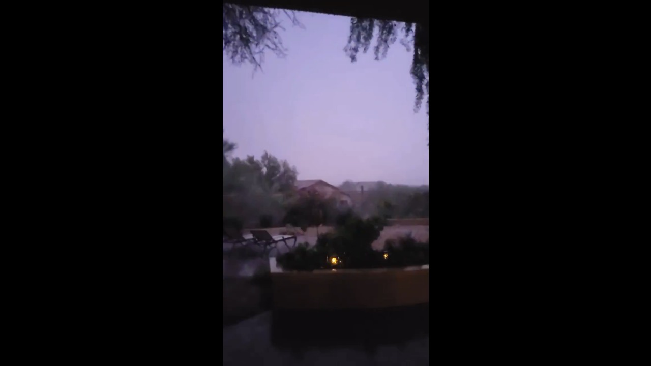 Heavy downpour drenches Scottsdale as rainfall reaches 2.3 inches across the Arizona, USA