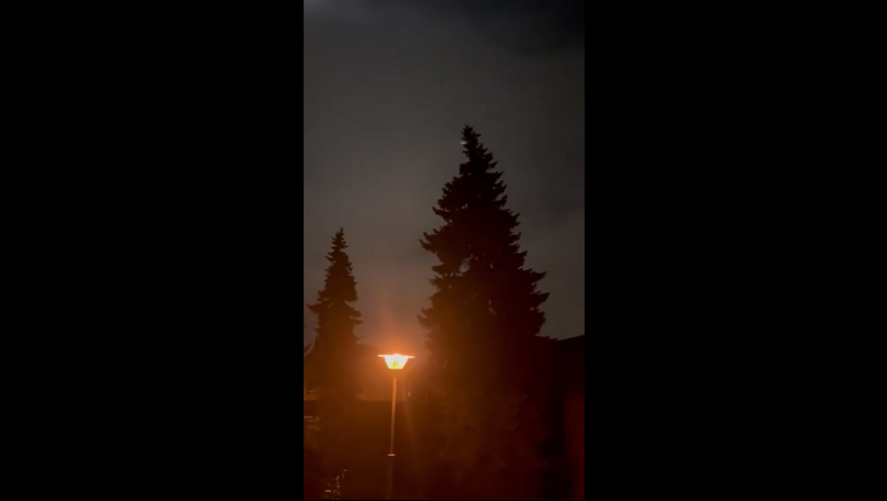 Fighter jets fly amid drone threat in Rzeszów, Poland