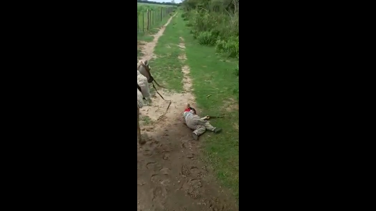 Child falls from horse in Córdoba, Argentina