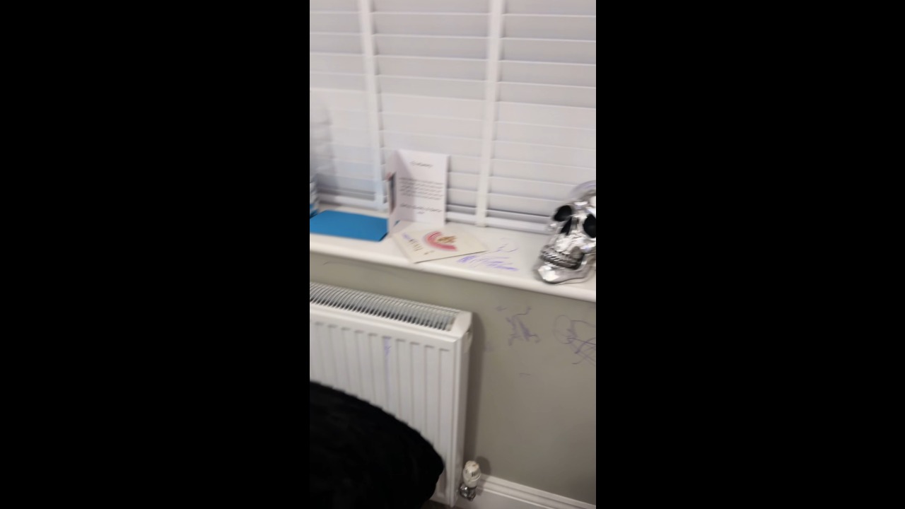 Mother confronts toddler over drawings across walls and sofa in Liverpool, England