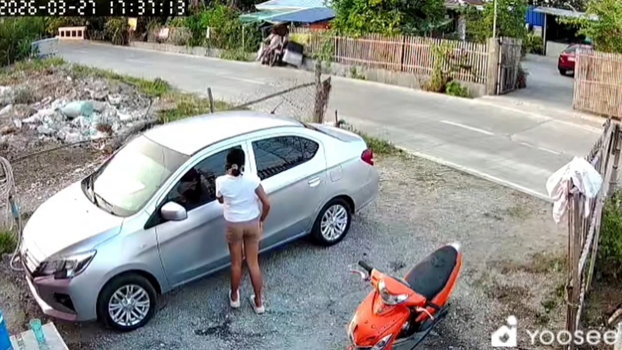 Tricycle driver crashes into canal after distraction in Muñoz, Nueva Ecija, Philippines