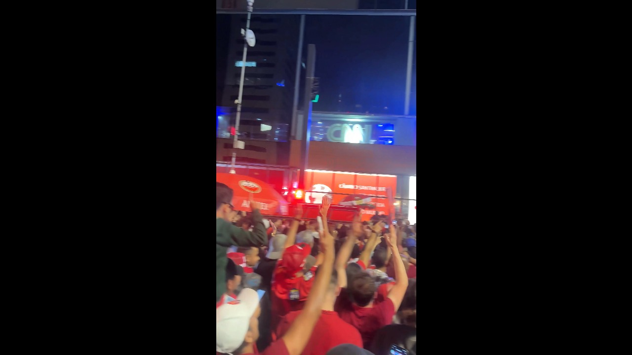 Large crowds celebrate Lula’s victory following Brazil’s presidential runoff in São Paulo, Brazil
