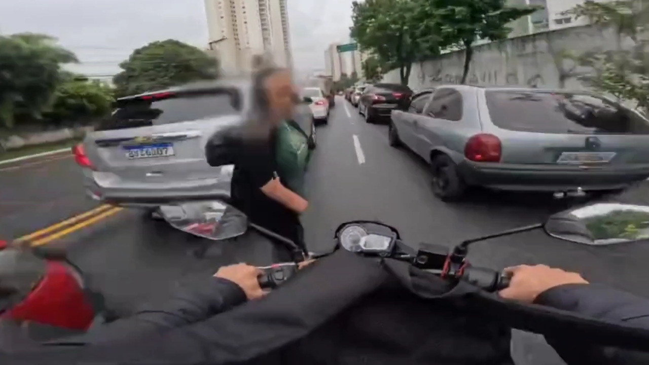 Collision with pedestrian in Lauzane Paulista, São Paulo