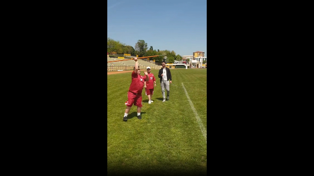 Encouraging athletic practice for a student with Down syndrome in Tekirdağ, Turkey