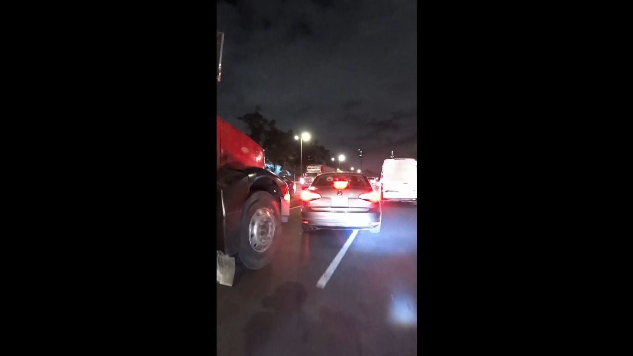 Volkswagen Jetta collides with truck after cutting into traffic on Constituyentes Avenue, Mexico
