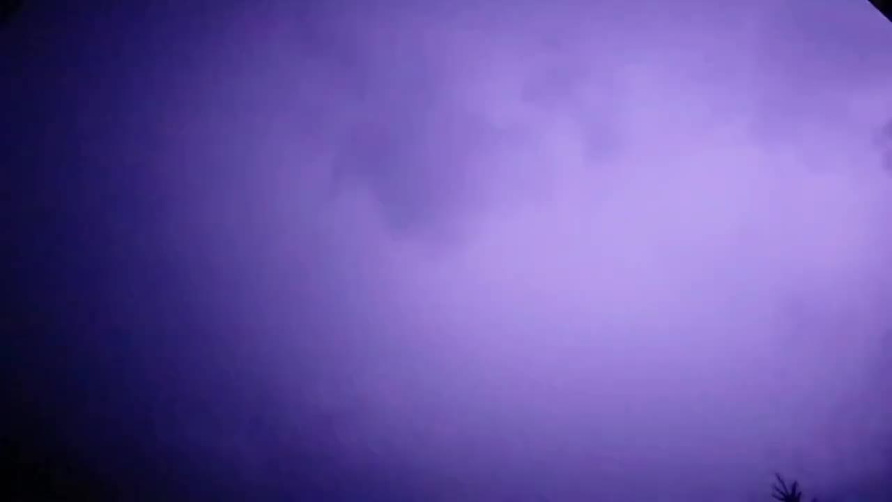 Electrifying spectacle: captivating slow motion lightning strikes illuminate Bayreuth, Germany