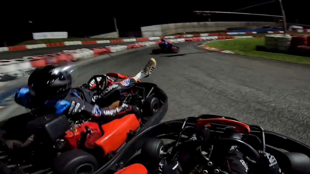 Unexpected go-kart collision in São Paulo, Brazil