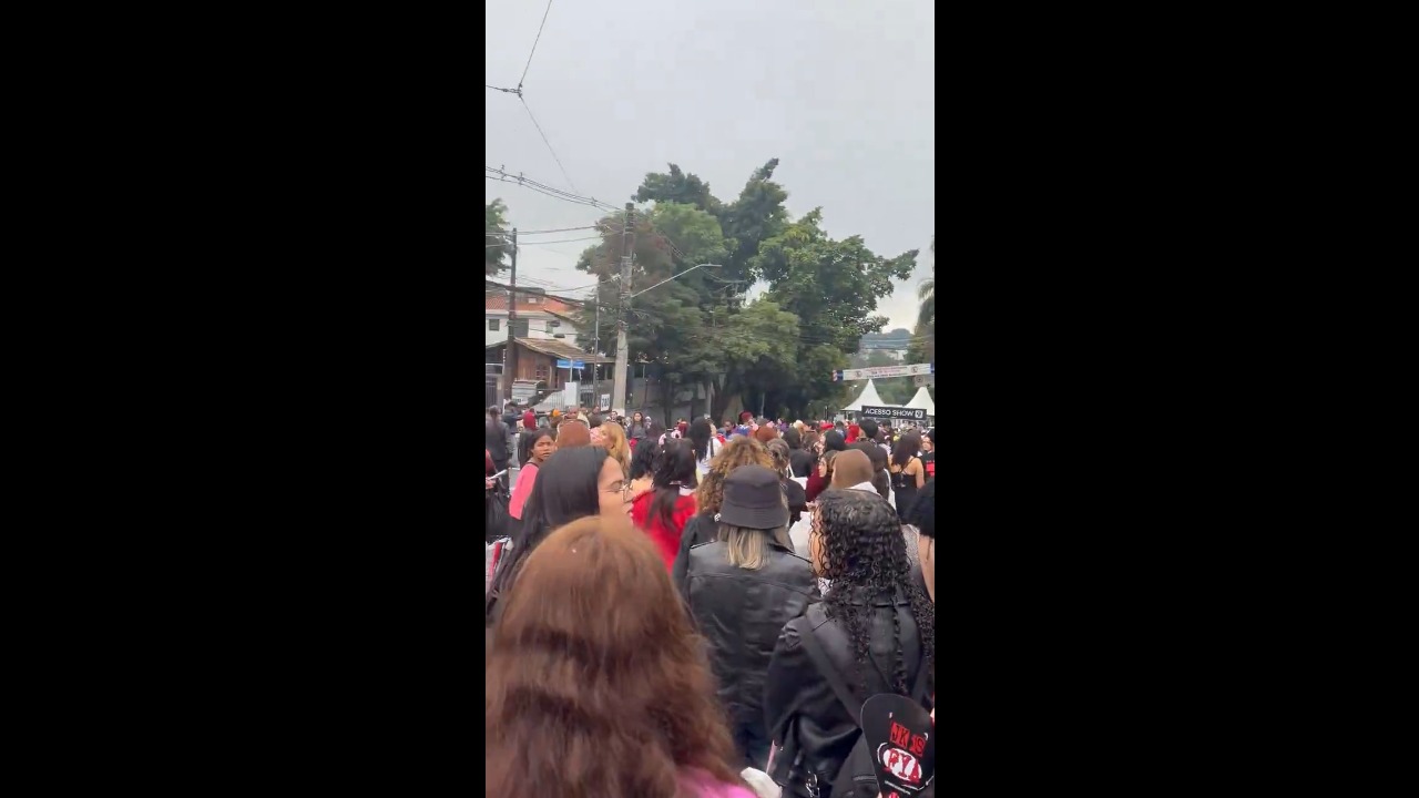 BTS fans form long queues outside MorumBIS Stadium ahead of São Paulo concert in Brazil