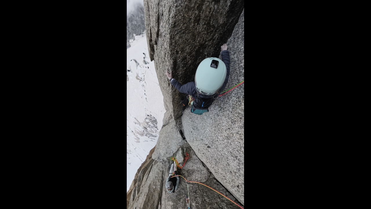 Climber accidentally drops shoe in mountains – Chamonix, France