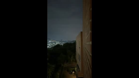 Nighttime explosions rock Caracas skyline, Venezuela