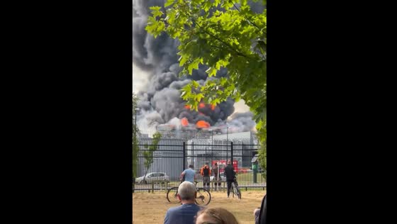 Massive fire erupts at Camfil building in Port Tunnel Business Park, Dublin