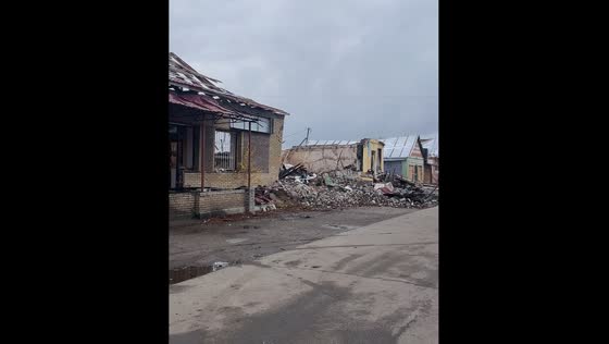 Destruction in Borova: video shows impact of ongoing conflict in Ukraine