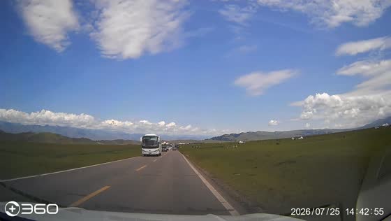 Horse slips while crossing road, throwing rider in Xinjiang, China