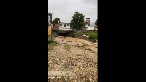 Flood waters surge through Acapulco, Mexico