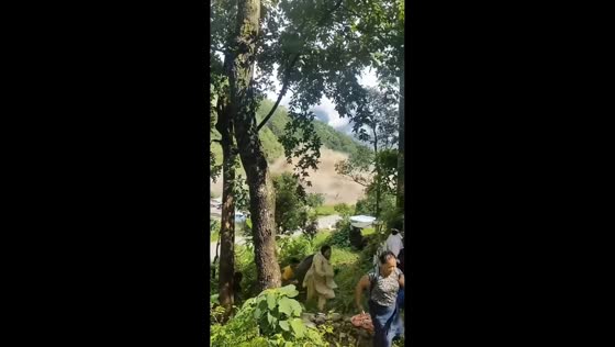 Residents flee to higher ground as severe flooding strikes Rasuwa, Nepal