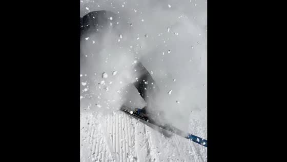 Skiing crash in Schruns, Austria