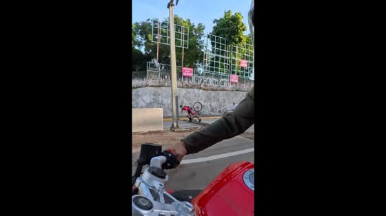 360 camera captures bicycle rider’s mishap in Chiapas, Mexico