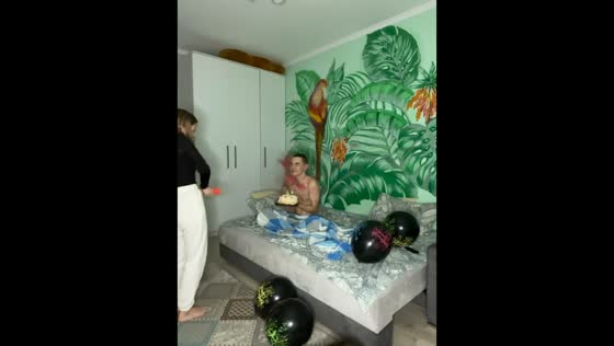 Birthday surprise goes hilariously wrong in Kaliningrad, Russia