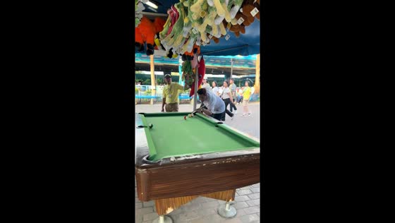 Elton Jon Topacio dominates carnival games: six wins in a row!