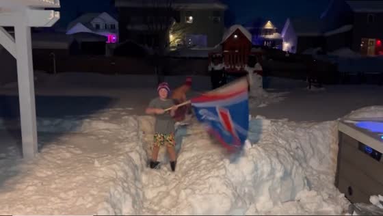  Snowy celebration in West Seneca as Buffalo Bills Triumph 31-17 over Steelers