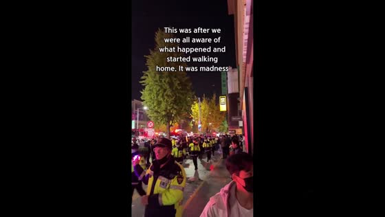 Crowd crush during Halloween parties in Itaewon, Seoul, South Korea