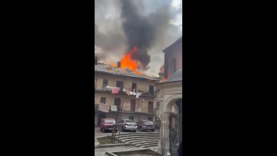 Drone attack hits Lviv city center, damaging historic site in Ukraine