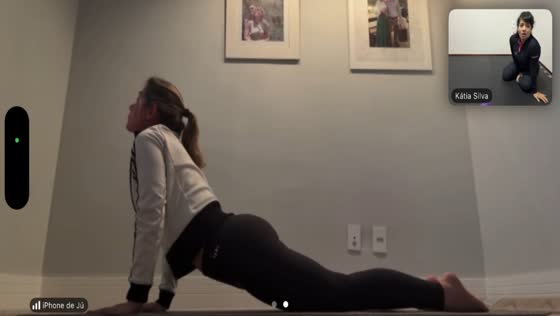 Dog hilariously joins mobility workout in São Paulo, Brazil