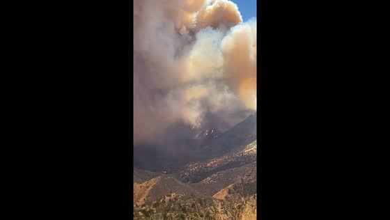 Forest fire ravages Havilah, California after igniting in Kern River canyon