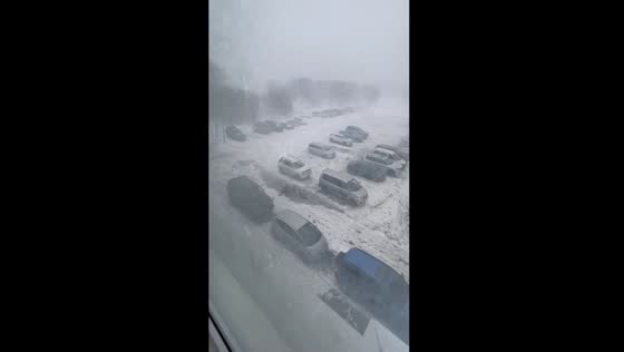Kamchatka hit by powerful hurricane: wind speeds knock people off feet
