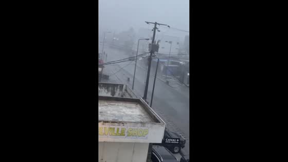 Cyclone Gezani slams the city causing widespread destruction in Tamatave, Madagascar