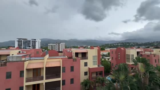 Hurricane Melissa approaches New Kingston, Jamaica
