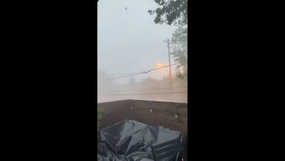 Severe storm brings large hail and damaging winds in Toronto, Canada