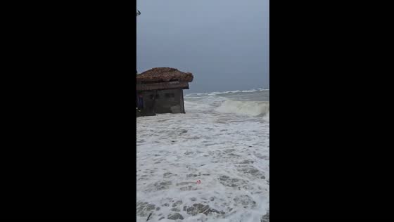 Typhoon Gaemi causes flooding in Barangay Banawan, Pio Duran, Albay, Philippines