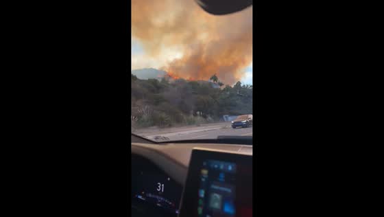 Raging wildfire causes widespread destruction in Pacific Palisades, California, USA