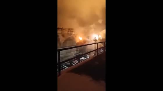 Fire erupts at NLMK workshop in Lipetsk: drone crash suspected as cause