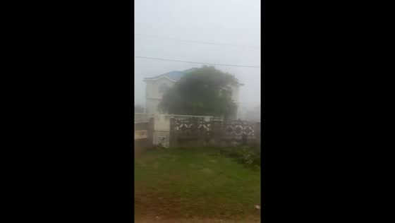 Hurricane Melissa causes severe damage in Cornwall, Jamaica