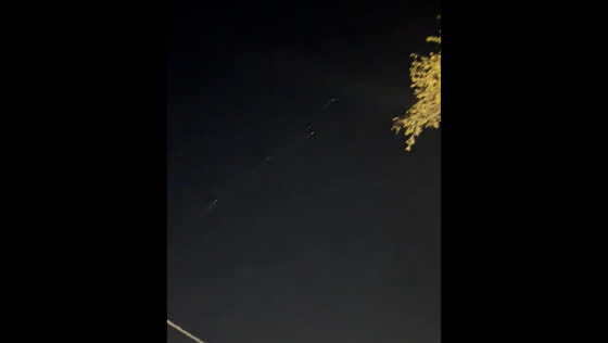 Meteor captured in Fort Worth night sky