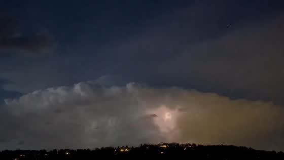 Supercell spotlight: Evergreen's view of Brighton's storm
