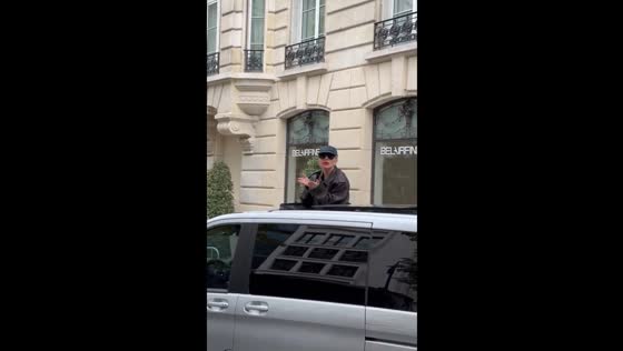 Lady Gaga wows fans in Paris with heartfelt wave and kisses