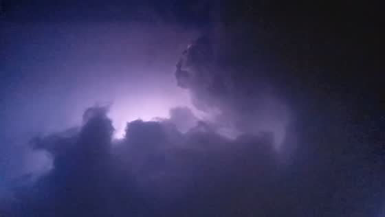Spectacular lightning illuminates massive thunderclouds over Hyderabad, India