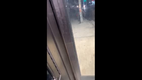 Elevator door malfunctions in Brooklyn subway